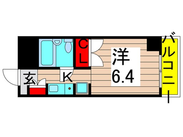 コスモ亀有Ⅴの物件間取画像